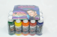 18 colors Createx Airbrush Paints Set w/ DVD